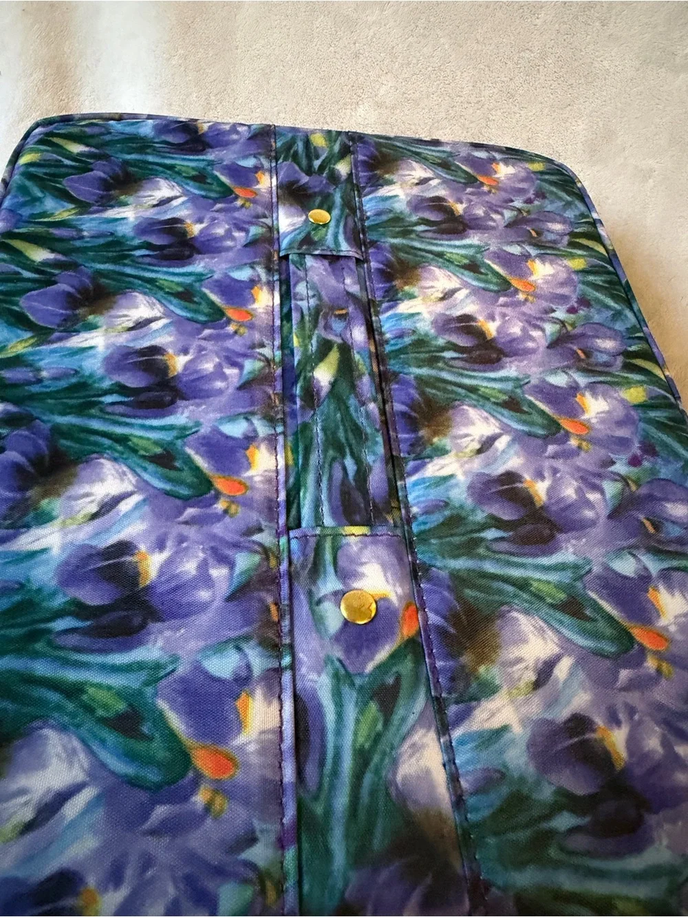 Purple Floral Jewelry Organizer Case: Joy Mangano